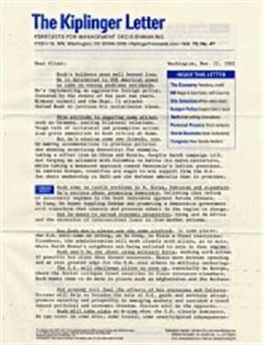 Kiplinger Letter